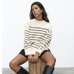 Striped Zara knit sweater